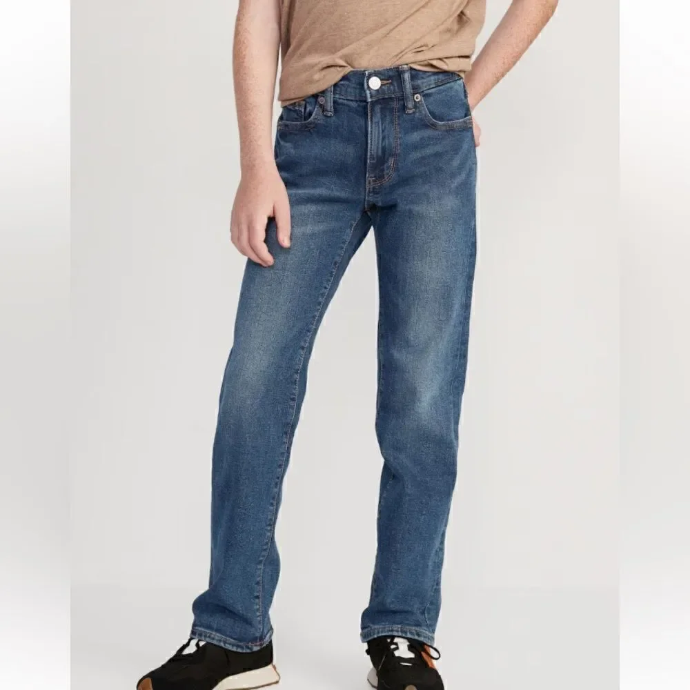Take 50% OFF- Old Navy Straight Leg Jeans Boys, Size-12